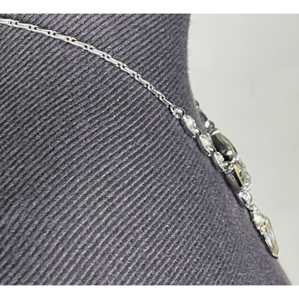 Vintage Bogoff Clear Rhinestone Crystal Choker Ne… - image 7